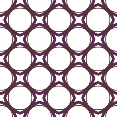 Kusursuz Vektör Deseni. Geometrik Süsleme Biçiminde Arkaplan DokusuName.