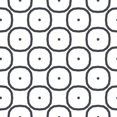 Dikişsiz geometrik süs vektör deseni. Soyut arka plan