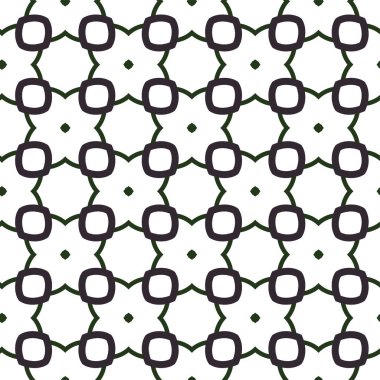 geometrik süsleme biçiminde kusursuz vektör deseni
