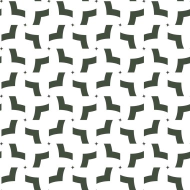 Dikişsiz geometrik süs vektör deseni. Soyut arka plan