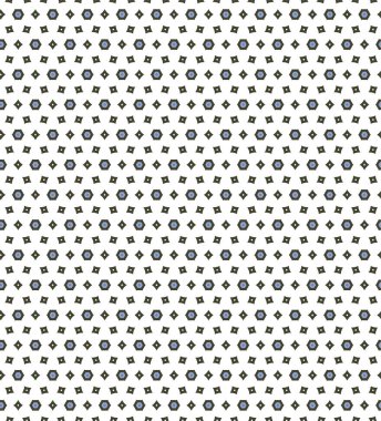 Geometrik süslemeli vektör deseni. Kusursuz tasarım dokusu.