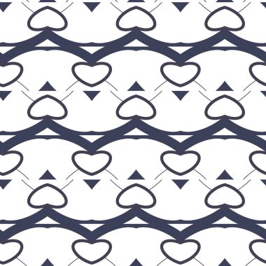 Dikişsiz geometrik süs vektör deseni. Soyut arka plan