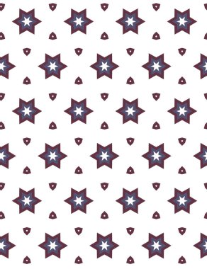 geometrik süsleme biçiminde kusursuz vektör deseni