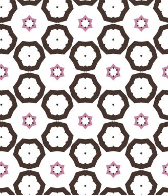 Kusursuz Vektör Deseni. Geometrik Süsleme Biçiminde Arkaplan DokusuName.