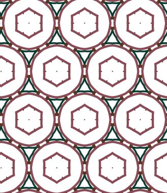 Dikişsiz geometrik süs vektör deseni. Soyut arka plan