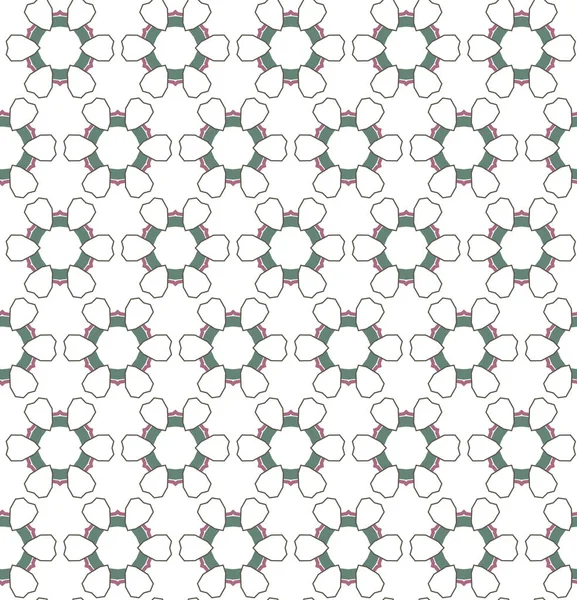 Nahtloses Vektormuster Hintergrundstruktur Geometrischen Ornamentstil — Stockvektor