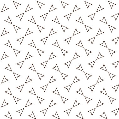 Dikişsiz geometrik süs vektör deseni. Soyut arka plan