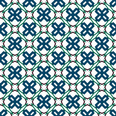 Kusursuz Vektör Deseni. Geometrik Süsleme Biçiminde Arkaplan DokusuName.