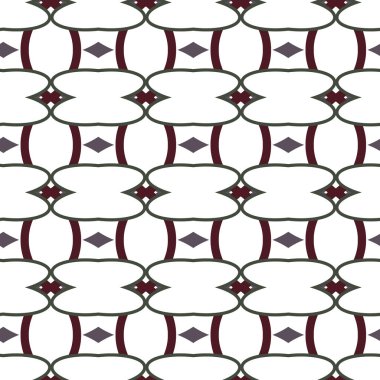 Kusursuz Vektör Deseni. Geometrik Süsleme Biçiminde Arkaplan DokusuName.