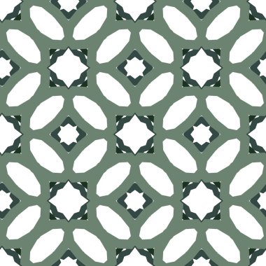 Geometrik süslemeli vektör deseni. Kusursuz tasarım dokusu.