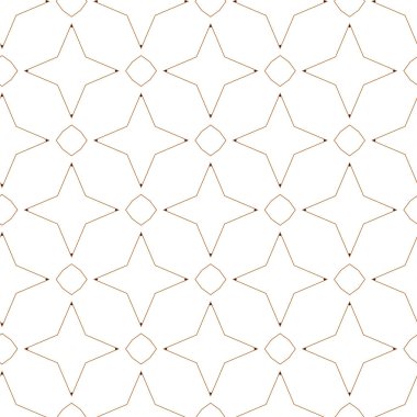 Geometrik süslemeli vektör deseni. Kusursuz tasarım dokusu.