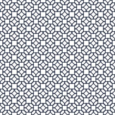 Kusursuz Vektör Deseni. Geometrik Süsleme Biçiminde Arkaplan DokusuName.