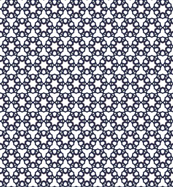 Dikişsiz geometrik süs vektör deseni. Soyut arka plan