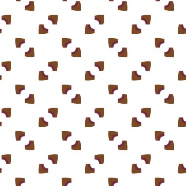 geometrik süsleme biçiminde kusursuz vektör deseni