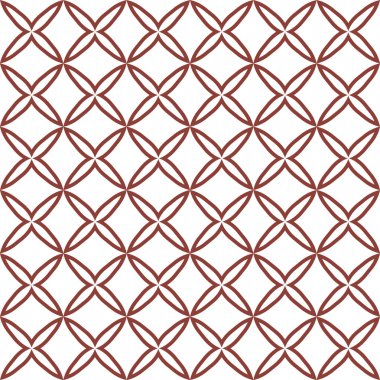 geometrik süsleme biçiminde kusursuz vektör deseni