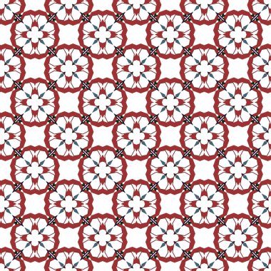 Dikişsiz geometrik süs vektör deseni. Soyut arka plan