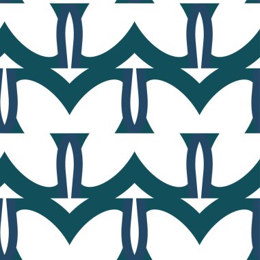 Kusursuz Vektör Deseni. Geometrik Süsleme Biçiminde Arkaplan DokusuName.