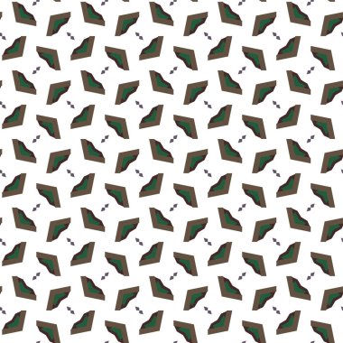 Kusursuz Vektör Deseni. Geometrik Süsleme Biçiminde Arkaplan DokusuName.