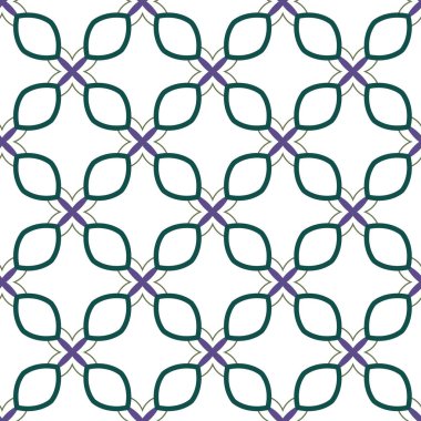 geometrik süsleme biçiminde kusursuz vektör deseni