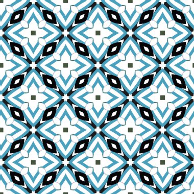 Kusursuz Vektör Deseni. Geometrik Süsleme Biçiminde Arkaplan DokusuName.