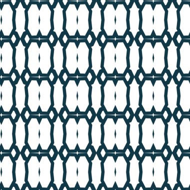 geometrik süsleme biçiminde kusursuz vektör deseni