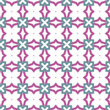 Dikişsiz geometrik süs vektör deseni. Soyut arka plan