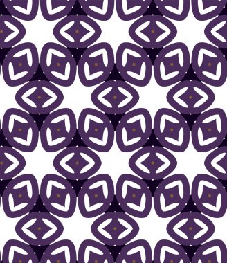 Kusursuz Vektör Deseni. Geometrik Süsleme Biçiminde Arkaplan DokusuName.