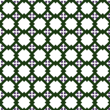 Geometrik süslemeli vektör deseni. Kusursuz tasarım dokusu.