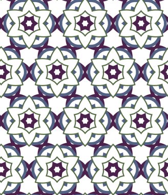 Kusursuz Vektör Deseni. Geometrik Süsleme Biçiminde Arkaplan DokusuName.