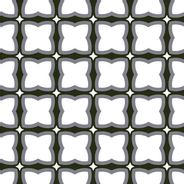 Motif Vectoriel Sans Couture Dans Style Ornemental Géométrique — Image vectorielle