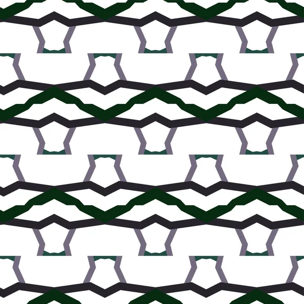Bezszwowe Geometryczne Ozdobne Wektor Wzór Streszczenie Tła — Wektor stockowy