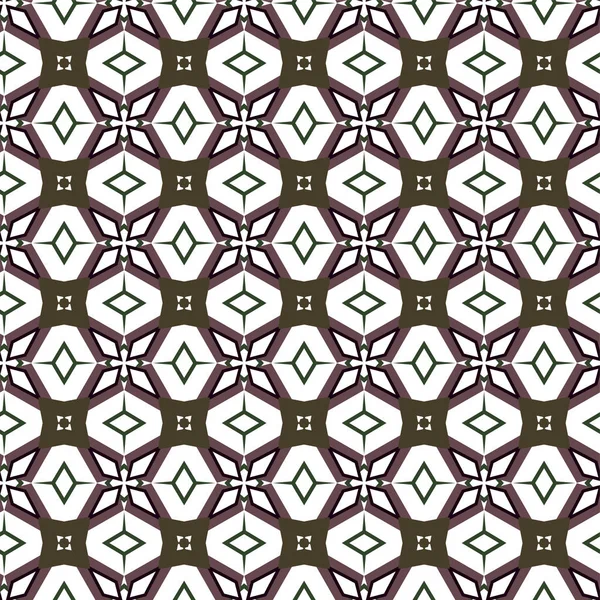 Geometrisches Ornamentales Vektormuster Nahtlose Design Textur — Stockvektor