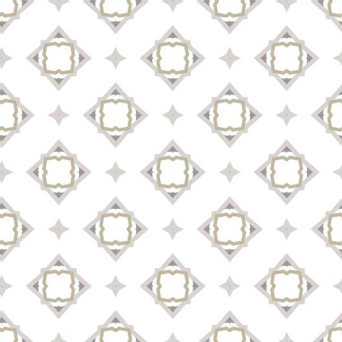 Dikişsiz geometrik süs vektör deseni. Soyut arka plan