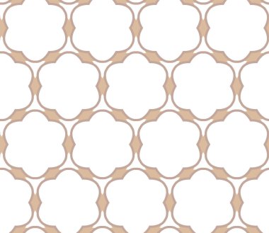 Geometrik süslemeli vektör deseni. Kusursuz tasarım dokusu.