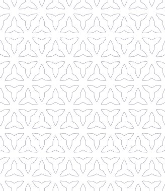 geometrik süsleme biçiminde kusursuz vektör deseni