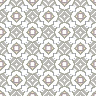 Geometrik süslemeli vektör deseni. Kusursuz tasarım dokusu.