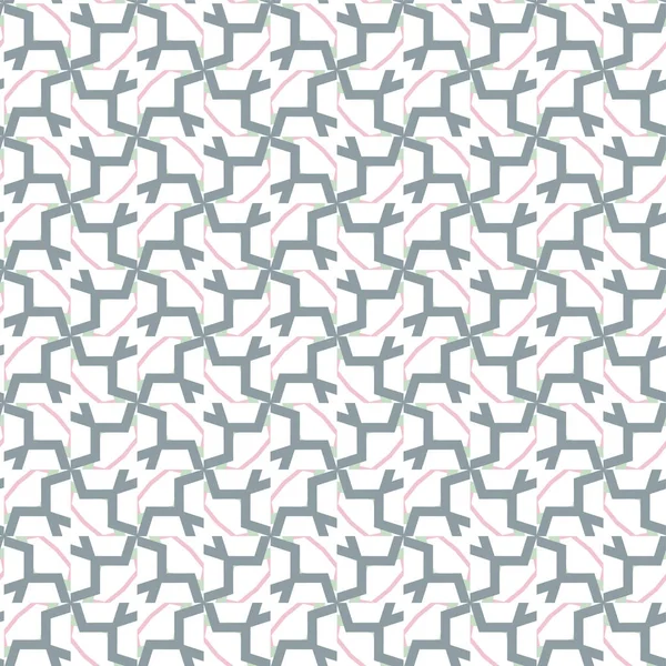 Geometrik süslemeli vektör deseni. Kusursuz tasarım dokusu.