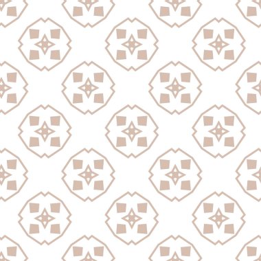 geometrik süsleme biçiminde kusursuz vektör deseni