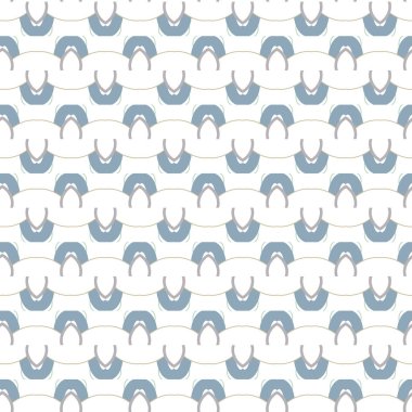 geometrik süsleme biçiminde kusursuz vektör deseni