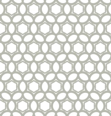 Geometrik süslemeli vektör deseni. Kusursuz tasarım dokusu.