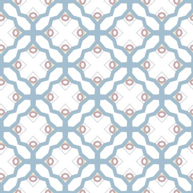 Geometrik süslemeli vektör deseni. Kusursuz tasarım dokusu.