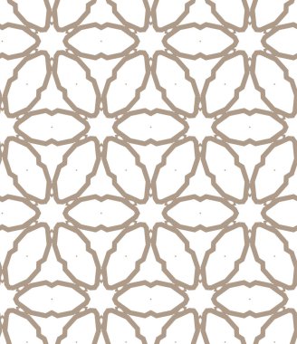 Geometrik süslemeli vektör deseni. Kusursuz tasarım dokusu.