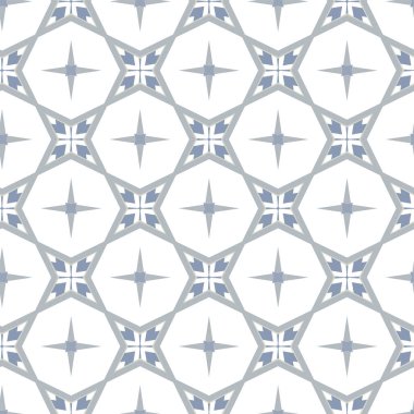geometrik süsleme biçiminde kusursuz vektör deseni