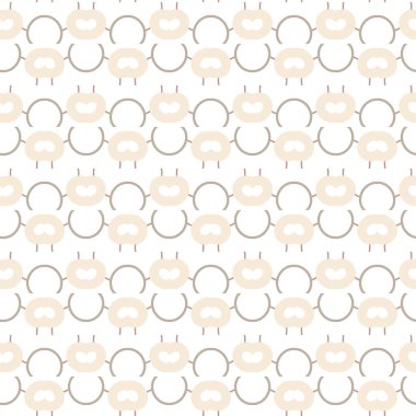 geometrik süsleme biçiminde kusursuz vektör deseni