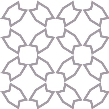 Geometrik süslemeli vektör deseni. Kusursuz tasarım dokusu.