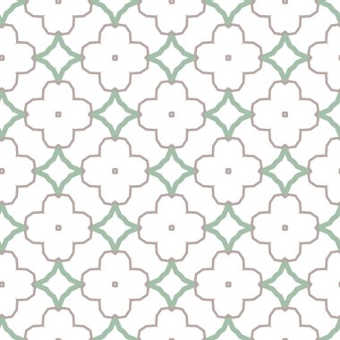 Geometrik süslemeli vektör deseni. Kusursuz tasarım dokusu.