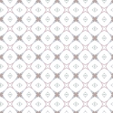 geometrik süsleme biçiminde kusursuz vektör deseni