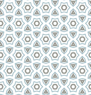 Dikişsiz geometrik süs vektör deseni. Soyut arka plan