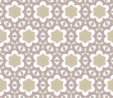geometrik süsleme biçiminde kusursuz vektör deseni