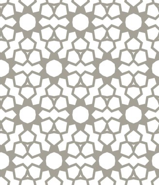 Geometrik süslemeli vektör deseni. Kusursuz tasarım dokusu.